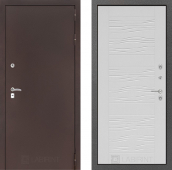 Дверь Лабиринт (LABIRINT) CLASSIC 06 Белое дерево