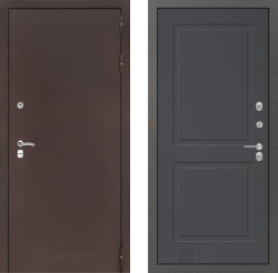 Дверь Лабиринт (LABIRINT) CLASSIC 11 Графит софт