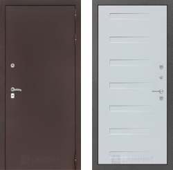 Дверь Лабиринт (LABIRINT) CLASSIC 14 Дуб кантри белый горизонтальный