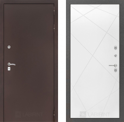 Дверь Лабиринт (LABIRINT) CLASSIC 24 Белый софт