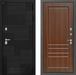 Дверь Лабиринт (LABIRINT) PAZL 03 Орех бренди