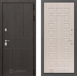 Дверь Лабиринт (LABIRINT) URBAN 04 Белёный дуб