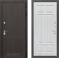 Дверь Лабиринт (LABIRINT) URBAN 08 Кристалл вуд