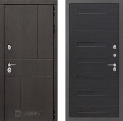 Дверь Лабиринт (LABIRINT) URBAN 14 Эковенге поперечный