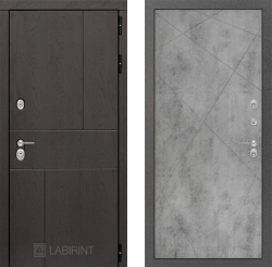 Дверь Лабиринт (LABIRINT) URBAN 24 Бетон светлый