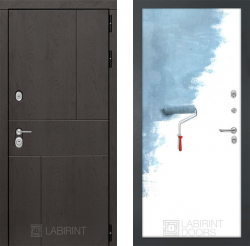 Дверь Лабиринт (LABIRINT) URBAN 28 Грунт Под покраску