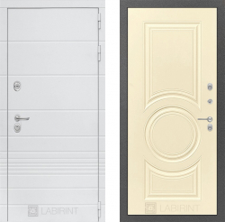 Дверь Лабиринт (LABIRINT) TRENDO 23 Шампань