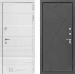 Дверь Лабиринт (LABIRINT) TRENDO 24 Графит софт