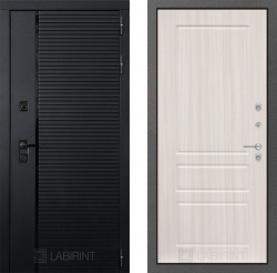 Дверь Лабиринт (LABIRINT) PIANO 03 Сандал белый