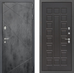 Дверь Лабиринт (LABIRINT) LOFT 04 Венге