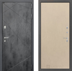 Дверь Лабиринт (LABIRINT) LOFT 05 Венге светлый