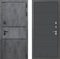 Дверь Лабиринт (LABIRINT) INFINITY 13 Графит софт